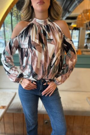 Deluxerie Blouse MF-Gardenia