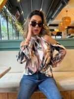 Deluxerie Blouse MF-Gardenia
