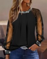 Deluxerie Blouse MF-Georgeta