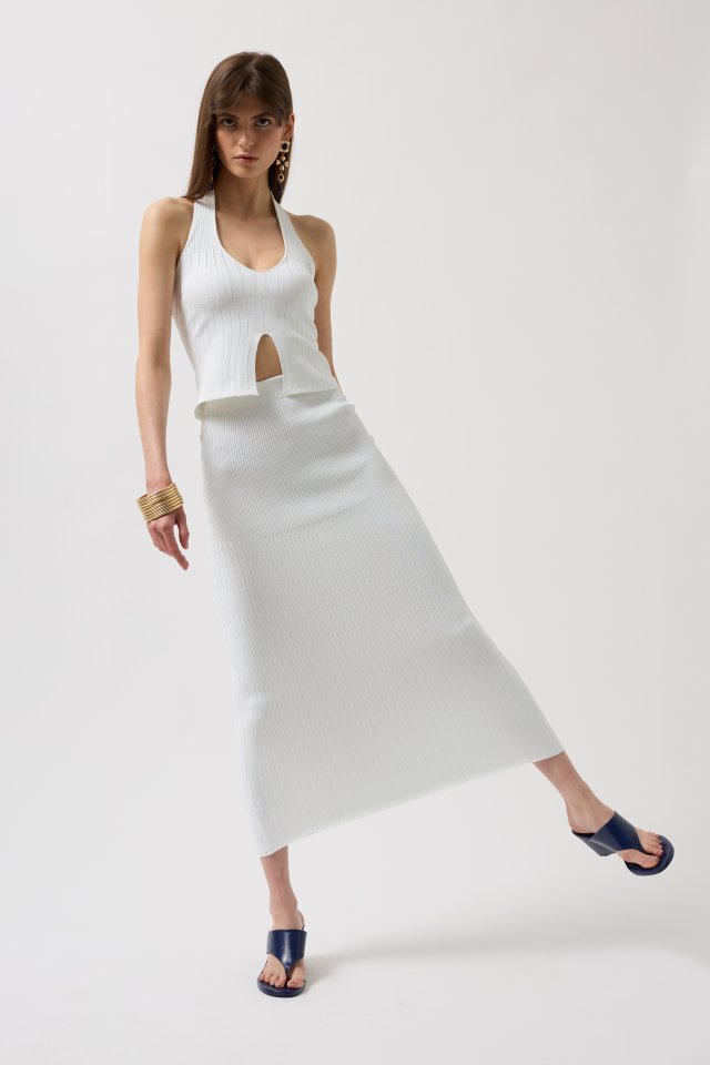 Deluxerie Skirt MF-Koral