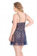 Deluxerie Plus Size Babydoll Set Pansie