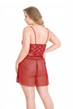 Deluxerie Plus Size Babydoll Set Perla
