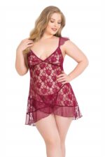 Deluxerie Plus Size Babydoll Set Pheba