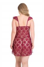 Deluxerie Plus Size Babydoll Set Pheba