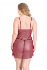 Deluxerie Plus Size Babydoll Set Primrose