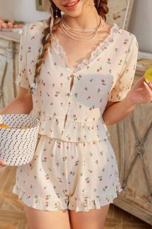Deluxerie Shorts Set Afrodille