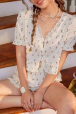 Deluxerie Shorts Set Afrodille